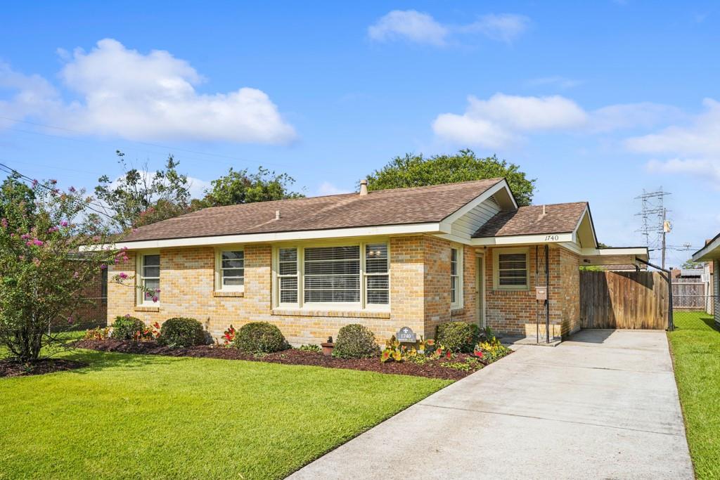 Photo 1 of Single family home for sale at 1740 Bonnie Ann Dr, Marrero, LA 70072 | MLS# 2570553 | Listing updated on 2026-09-16