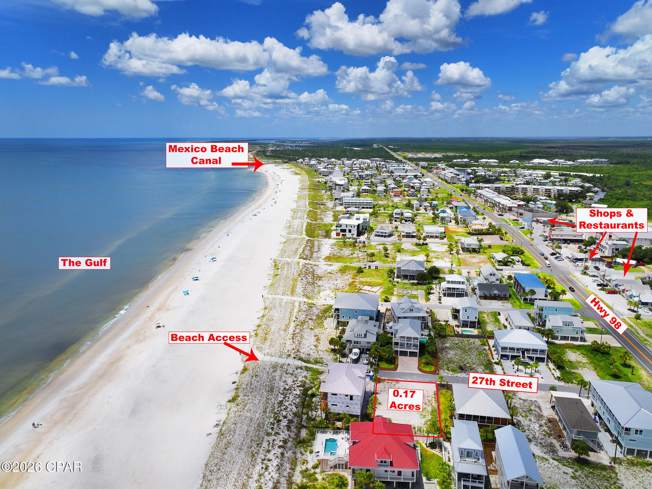 Photo 4 of Land for sale at 107 S 27th Street, Mexico Beach, FL 32456 | MLS# 794048 | Listing updated on 2026-09-17