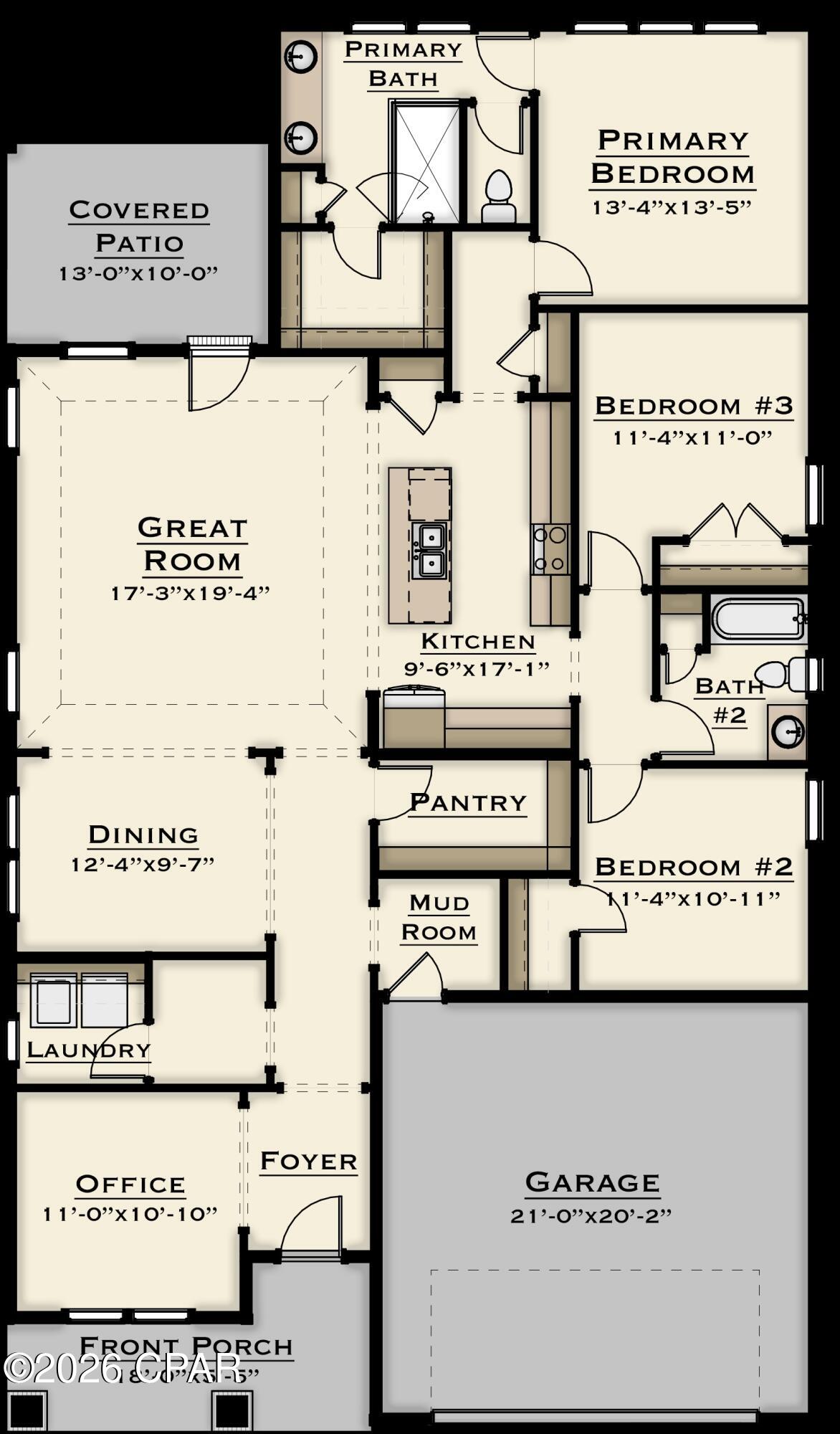 Photo 2 of Single family home for sale at 741 Crystal Byp Blvd #LOT 1 - TUCKER PLAN, Panama City Beach, FL 32407 | MLS# 794083 | Listing updated on 2026-09-18