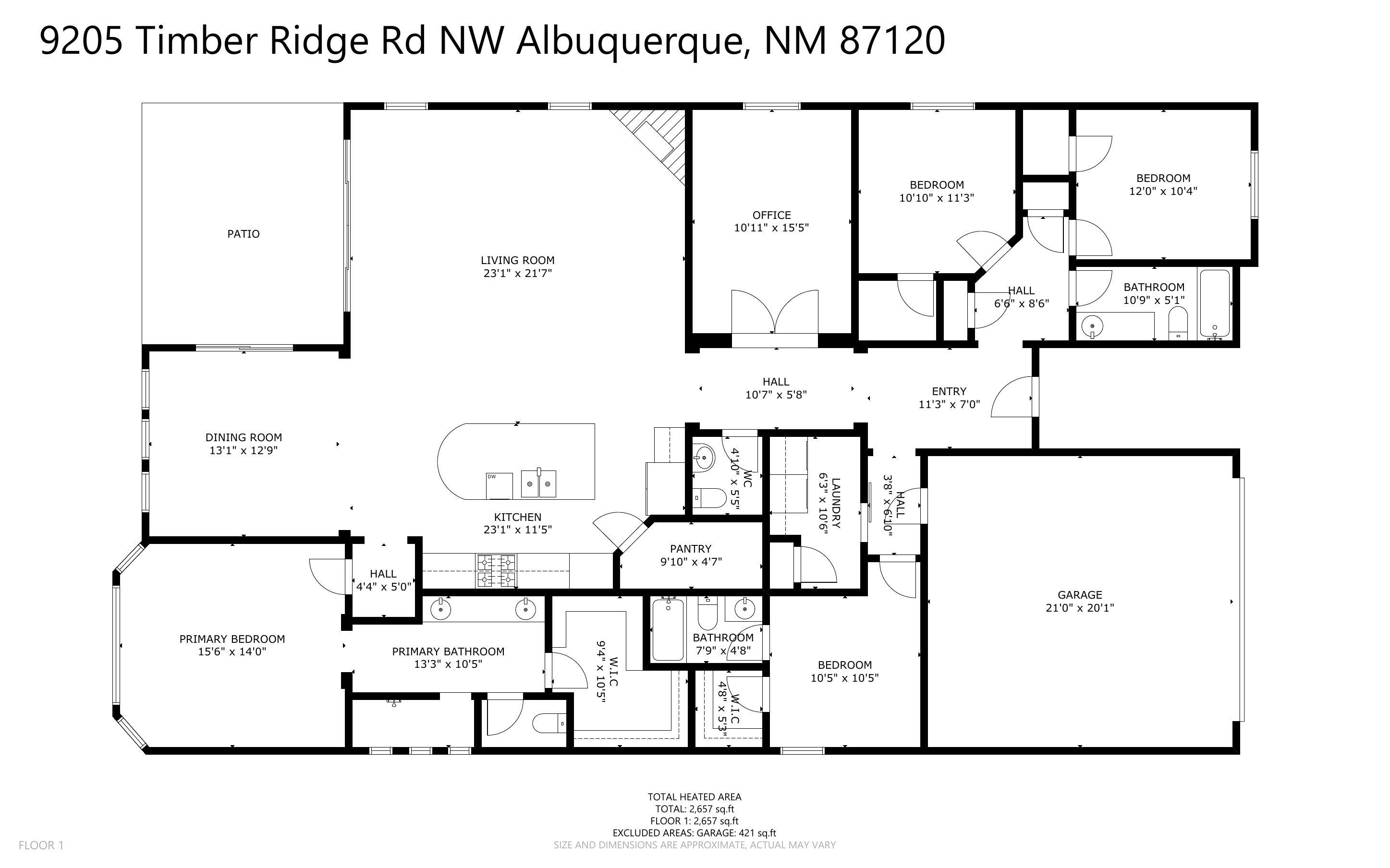 63rd image of 9205 Timber Ridge Rd Nw, Albuquerque, NM 87120 | MLS# 1109748