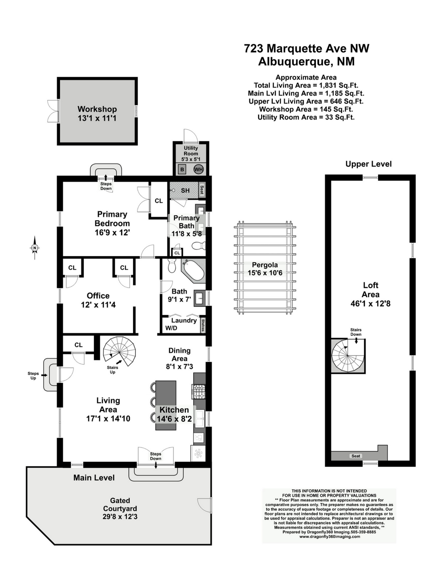 30th image of 723 Marquette Ave Nw, Albuquerque, NM 87102 | MLS# 1109894