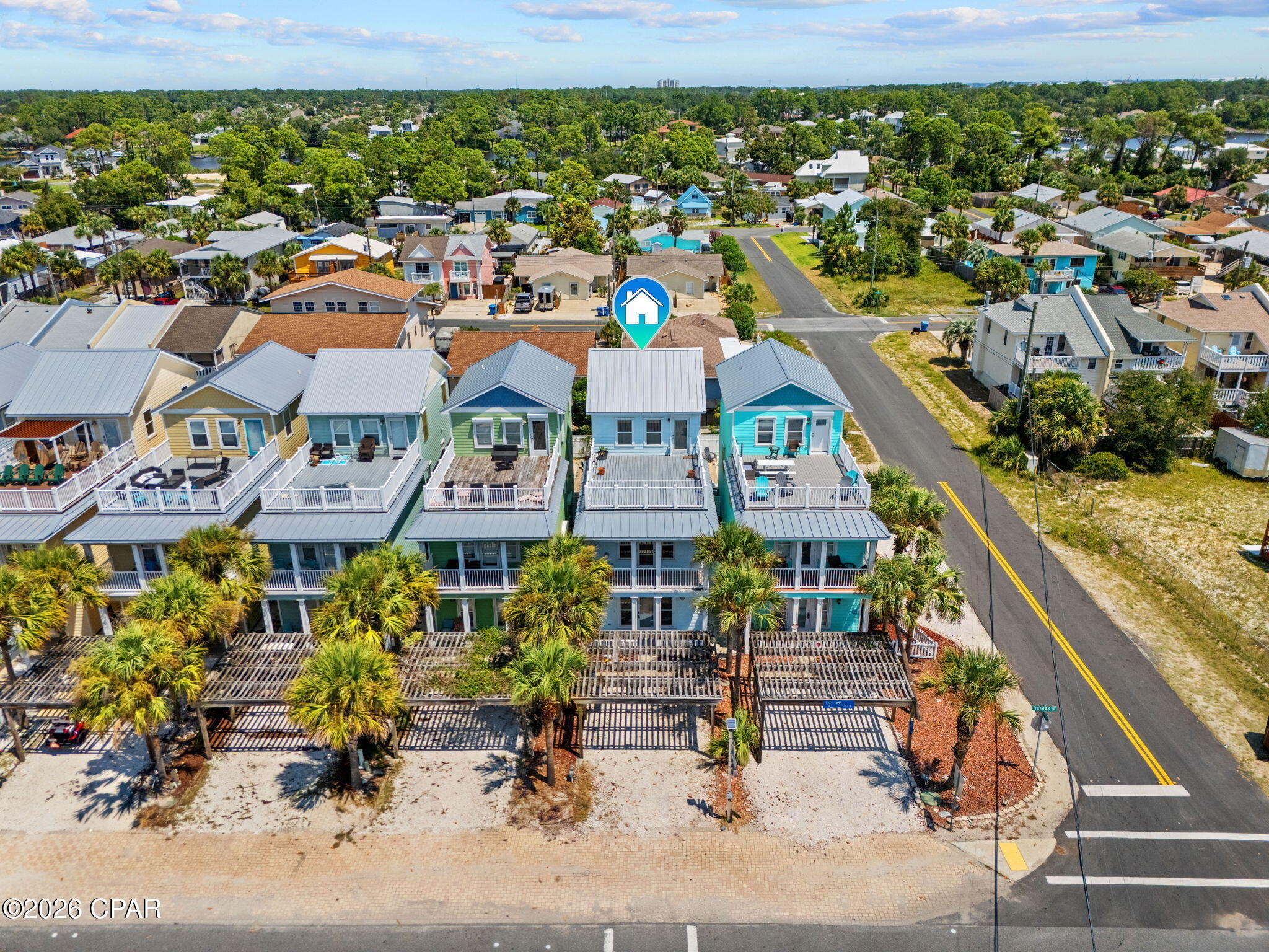 Holiday Beach Unit 16 home at 7412 Thomas Drive, Panama City Beach, FL 32408