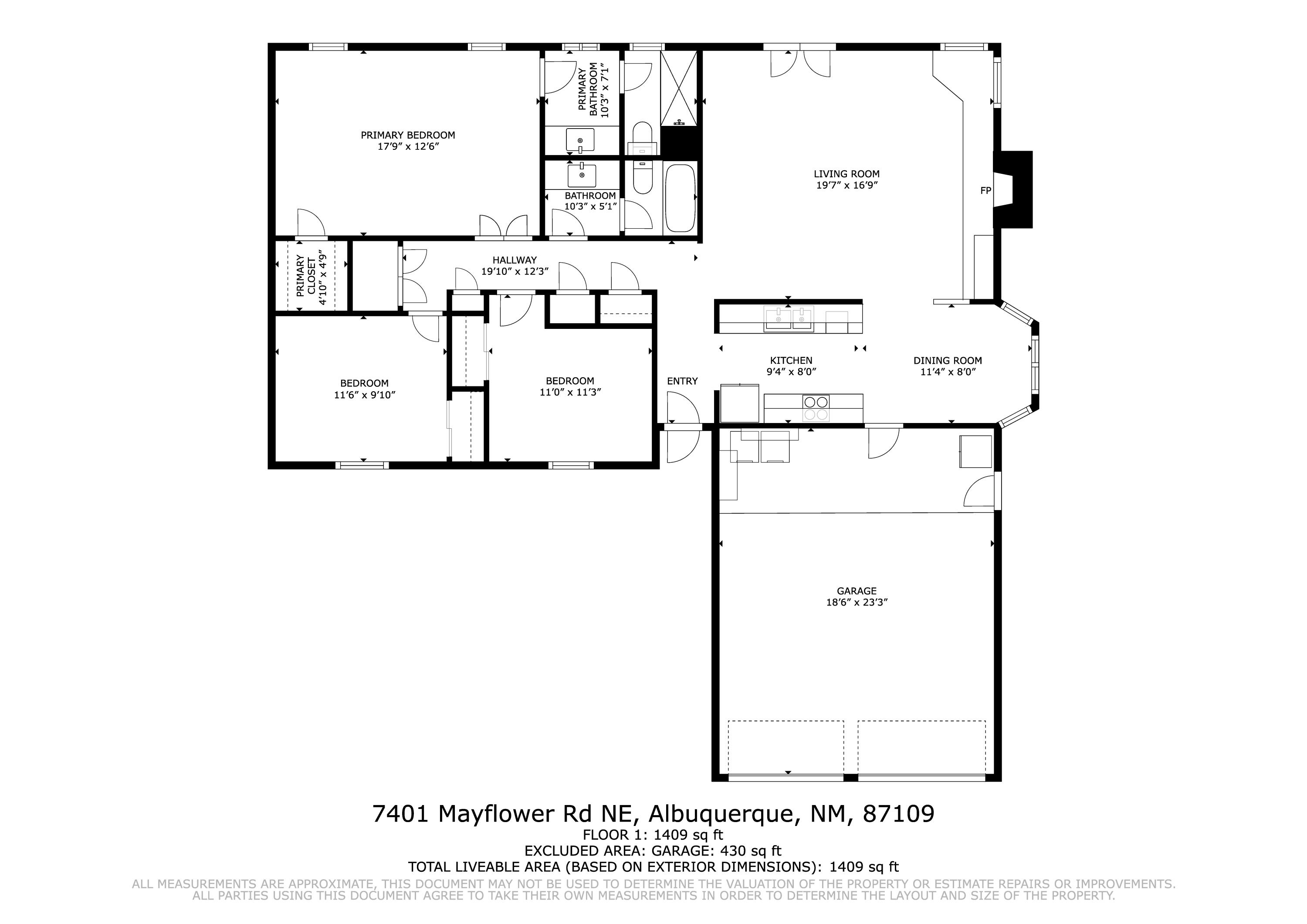 Photo 3 of Single family home for sale at 7401 Mayflower Rd NE, Albuquerque, NM 87109 | MLS# 1110132 | Listing updated on 2026-09-18