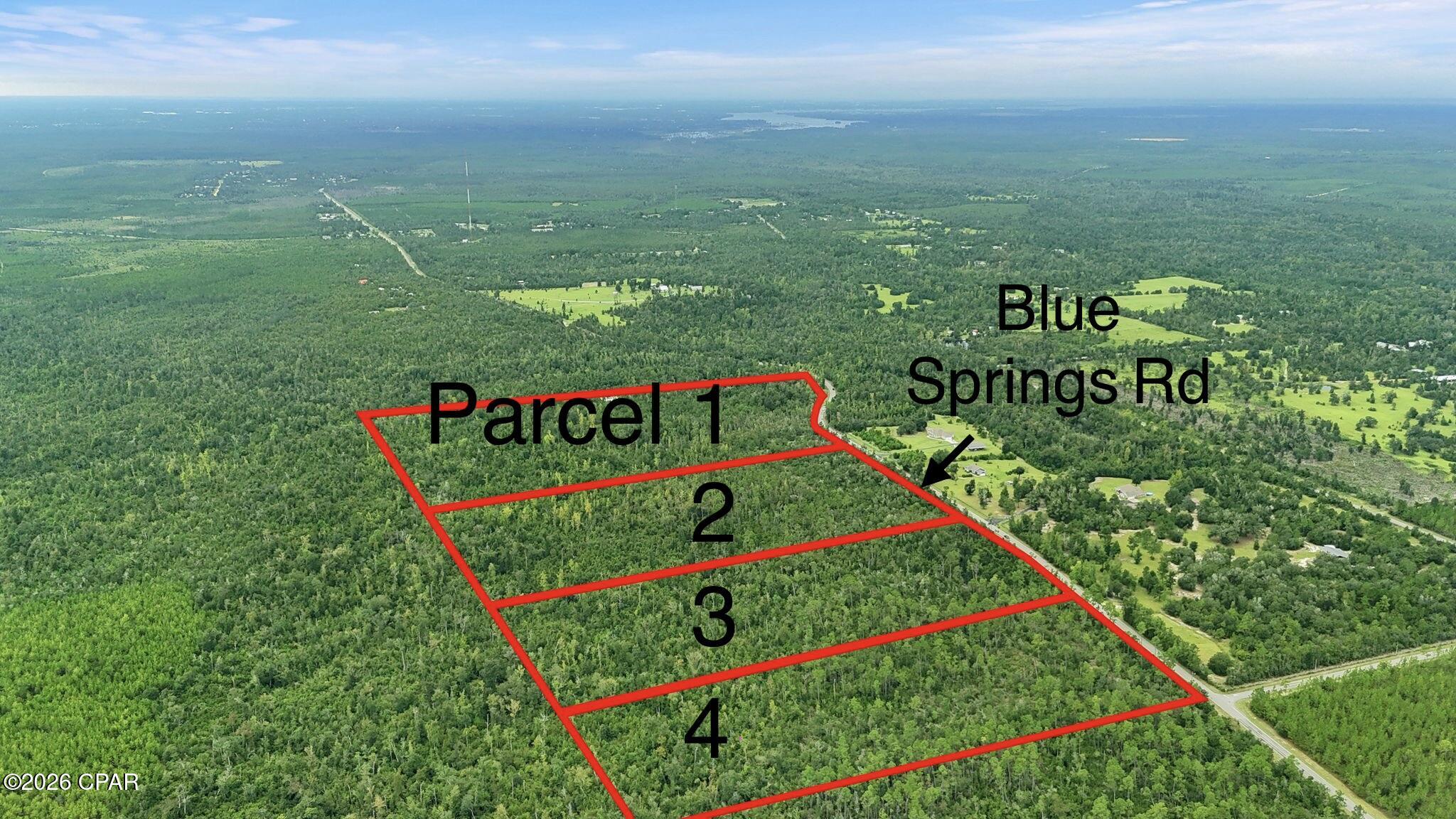 Photo 3 of Land for sale at 000 Blue Springs Rd #Parcel 1, Youngstown, FL 32466 | MLS# 794797 | Listing updated on 2026-09-16