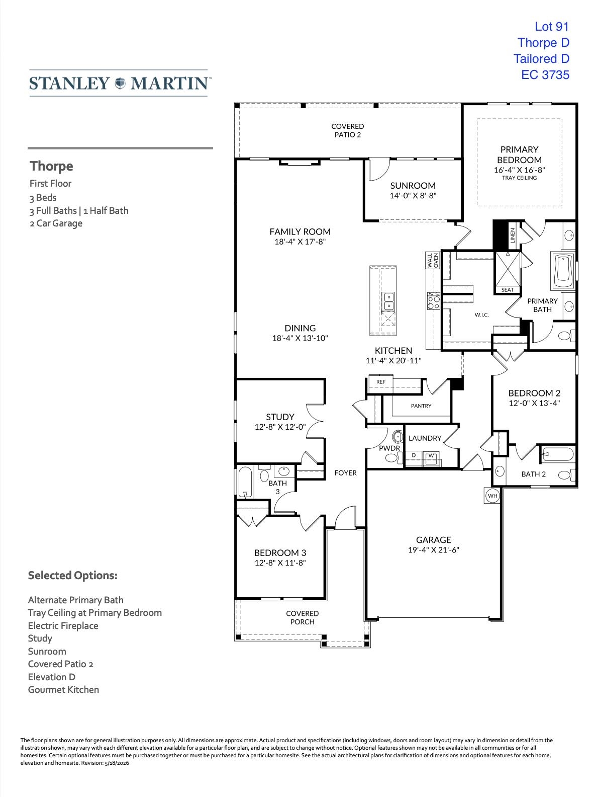 Photo 2 of Single family home for sale at 1107 Kings Town Way, Conway, SC 29526 | MLS# 2621811 | Listing updated on 2026-10-16