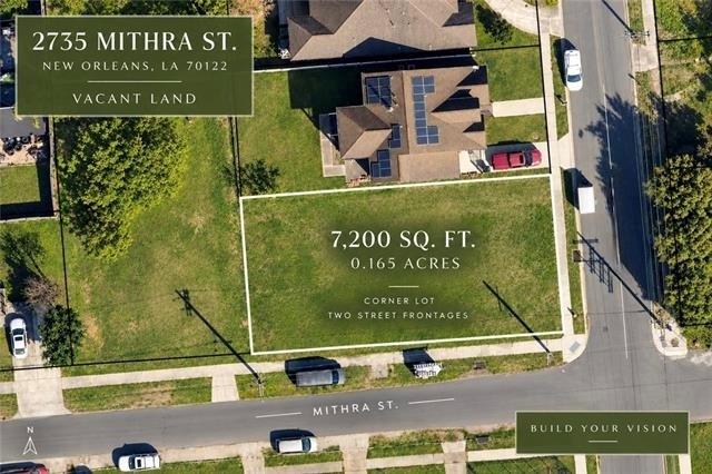 Land for sale at 2735 Mithra St, New Orleans, LA 70122 | MLS# 2576160