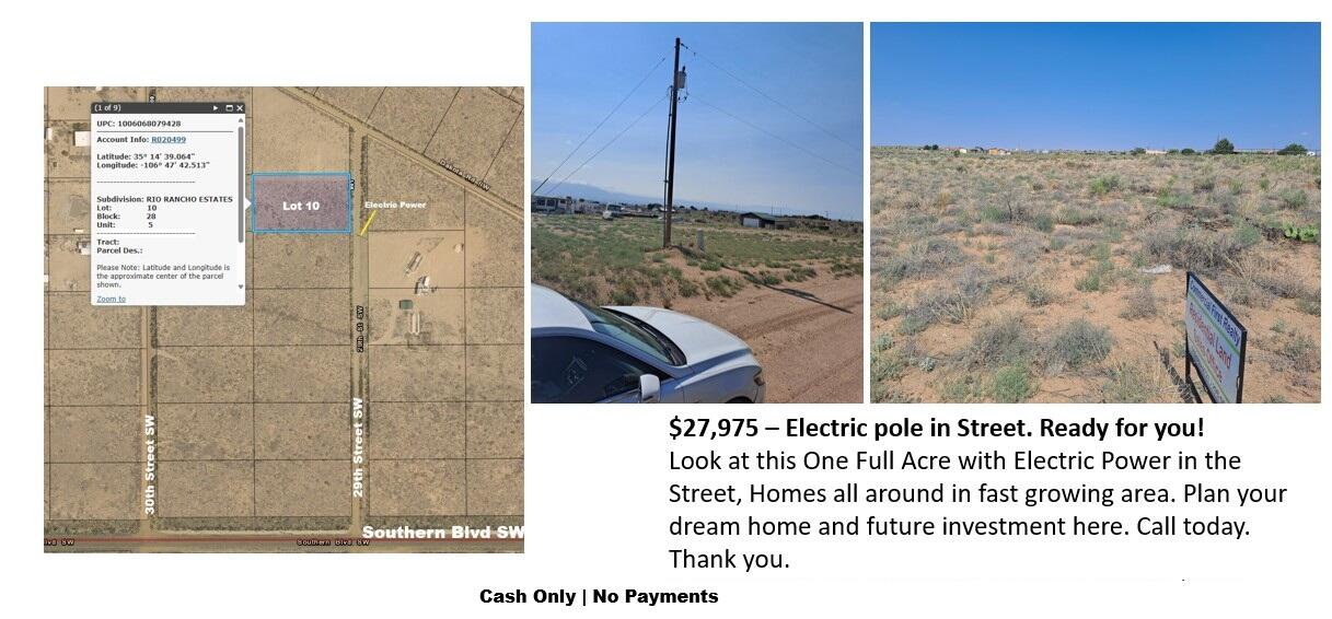 Land for sale at Lot 8 29th Street SW, Rio Rancho, NM 87124 | MLS# 1111101
