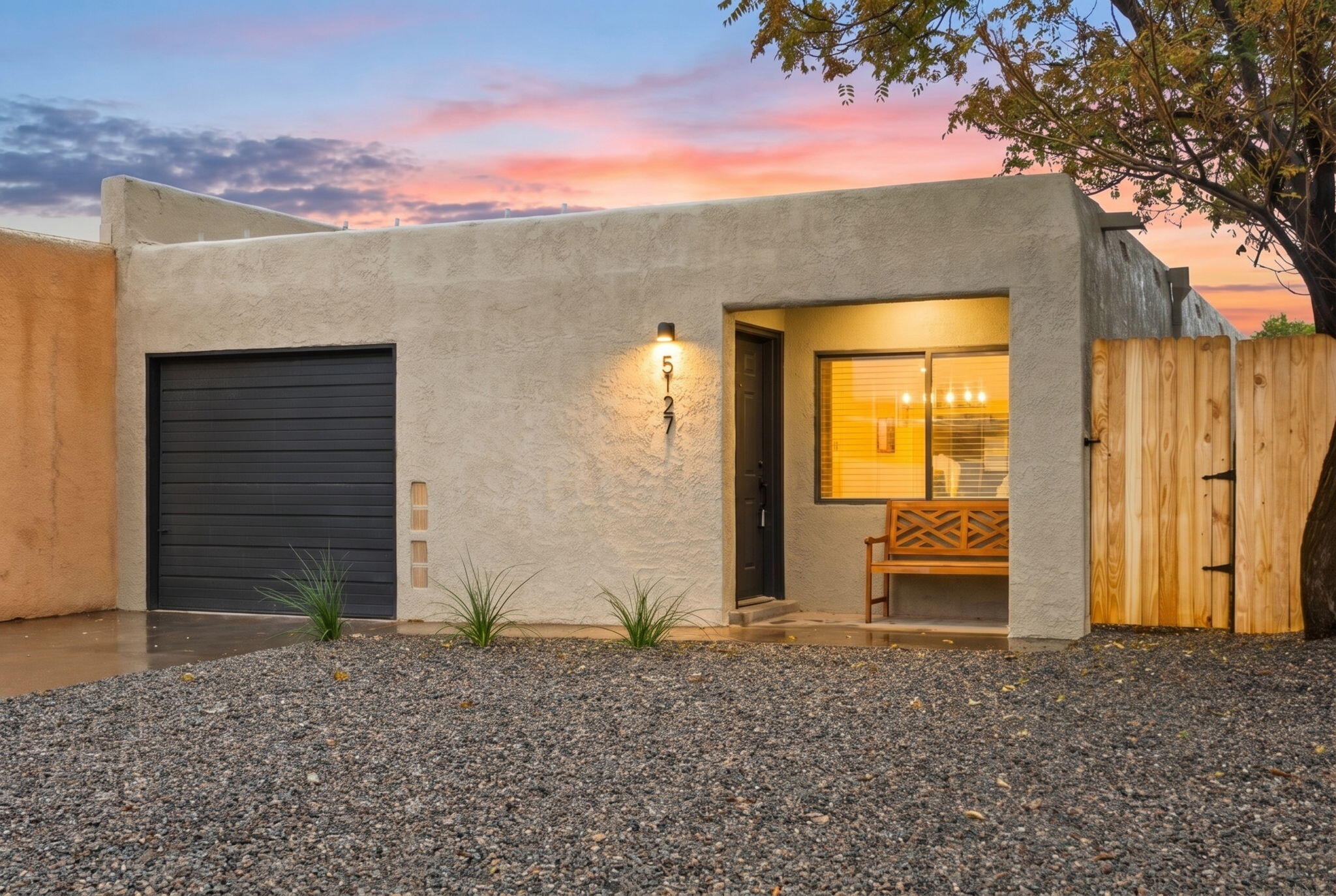 Welcome to this beautifully renovated NW Albuquerque townhome! This move-in ready 2-bedroom, 2-bathroom, single-story home offers comfortable living with the convenience of a 1-car garage and thoughtful updates throughout. The completely renovated interior provides a fresh, modern feel while maintaining an inviting atmosphere that feels like home. Best of all, the solar panels are paid off, offering an added benefit for the next owner. With a desirable location, easy single-level living, and extensive renovations already completed, this home is ready for you to move in and enjoy!