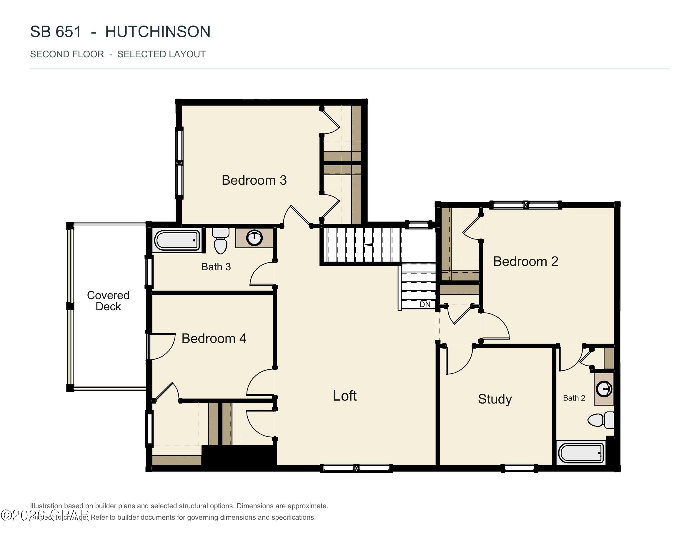 Photo 2 of Single family home for sale at 1333 Buttonsage Ave #LOT 651 - HUTCHINSON PLAN, Panama City, FL 32405 | MLS# 796996 | Listing updated on 2026-10-28