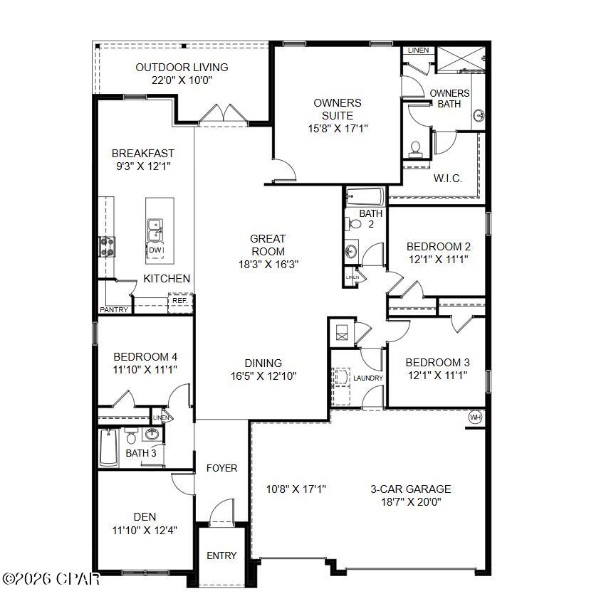 Photo 1 of Single family home for sale at 12814 Lake Merial Strand Dr, Panama City, FL 32409 | MLS# 797225 | Listing updated on 2026-10-30